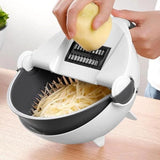 9 in 1 Multi-functional Vegetable Cutter With Drain Basket